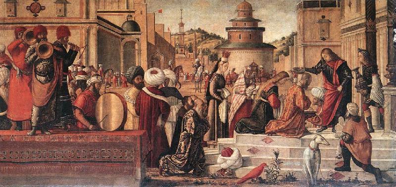 The Baptism of the Selenites dfg, CARPACCIO, Vittore